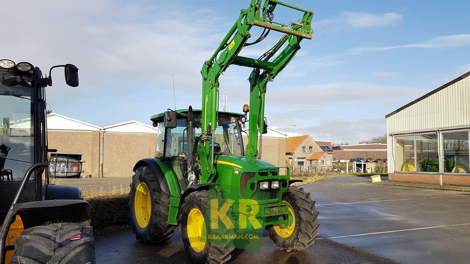 Permanent Verdwijnen Aanhankelijk John Deere Tractor 5100M met 583MSL voorlader (NT) #3030 - Kraakman